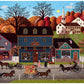 Buffalo Games 1000 Piece Jigsaw Puzzle - Charles Wysocki Valley Farm Street - Multicolor - Finished Size 26.75 x 19.75
