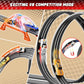 SUFICY Slot Car Race Track Set - 29ft Electric Track with 4 Cars, LED Overpass, Black Yellow, Model A66-9A, Gift for Kids Ages 6–12