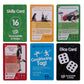 Shuffle Up Tennis Card Games - 70+ Fun & Active Skills Cards For Kids, Fitness Cards Develop Fundamentals, Stamina & Strength, Easy To Play For Kids | Multiple Skill Level Cards Include 2 Dices