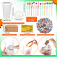 Weysat 184 Pcs Sport Party Favors, Sport Party Goodie Bag Fillers Cup Straw Sports Stress Ball Keychain Sticker Wristband Whistl