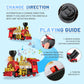 Ifanface Train Toy For Toddlers 3-5, Bump & Go Trucks Locomotive Electric Steam Engine With Smoke, Light & Sound, Toddler Toy Trucks For Boys Ideal Gift For Ages 3 And Up Children Kids Girls