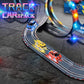 INLAIER Light Up Toy Cars - 5 LED Flashing Racing Car Track Accessories - Yellow - Compatible with Magic Tracks (3 Pack)