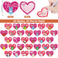 Fovths 32 Packs Valentine'S Day Mini Stuffed Animal With Heart Cards Jungle Animals Plush Toy Keychain For Valentines Day Gifts