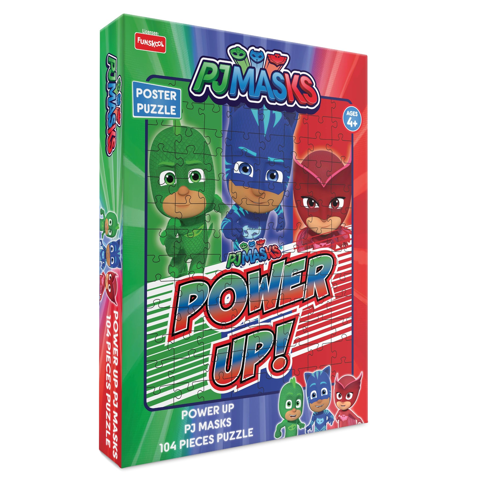 FunskoolPj Masks  Power Up,Educational,104 Pieces,Puzzle,For 4 Year Old Kids And Above,Toy