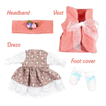 12-16 Inch Baby Doll Clothes | Clothes Gift For Infant | New Born Baby Dolls | 12 Inch Baby Doll | 14 Inch Reborn Doll Clothes F