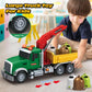 SpringFlower Truck Toy for Boy Toddlers, Large Garbage Sorting Truck Toy for 3 4 5 6 7 Old Kids,Truck Vehicle Toy with Garbage C