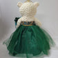 Kinnex Collections Since 1997 20'' Teddy Bear With Elegant Dress (Centerpiece) ~ B16631N-33 (Emerald Green)