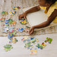 Melissa & Doug Dinosaurs Wooden Jigsaw Puzzle, 24 pcs, Multi-color, 15.7 x 11.7 x 0.4 inches, Model 9066, Includes Storage Tray