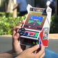 My Arcade Retro Mini Arcade Game Console DGUNL-7022, Full Color Screen, 2 Games, Real Racing Controls, Multi Color, Small Size