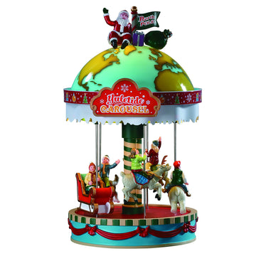 Lemax 94525 Carnival Sights & Sounds: Yuletide Carousel