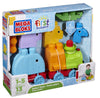 Mega Bloks First Builders Animal Safari Train - Plastic Construction Toys, Model CYP62