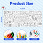 Ohome Fathers Day Giant Coloring Poster/Tablecloth - 30 X 72 Inches Jumbo Coloring Banner Kids Crafts Activities - Happy Fathers