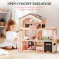Robotime Wooden Dollhouse, Doll House With 29 Pieces Furniture Set - Pool And Elevator, Wooden Doll House For 4, 5, 6-Inch Dolls