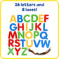 Ready 2 Learn Lacing Alphabet - Uppercase - 26 Letters - 8 Laces - Threading Toy For 3, 4, 5, 6 Year Olds - Fine Motor Skills, Letter Recognition And Early Spelling