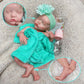 OtardDolls Realistic 18 Inch Reborn Baby Dolls - Soft Full Silicone, Girl, Washable, Includes Clothes and Bottles