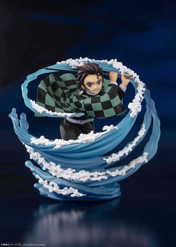 Tamashii Nations - Demon Slayer: Kimetsu No Yaiba - Kamado Tanjiro -Water Breathing-, Bandai Spirits Figuartszero Collectible Statue