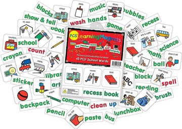Barker Creek Learning Magnets School Words