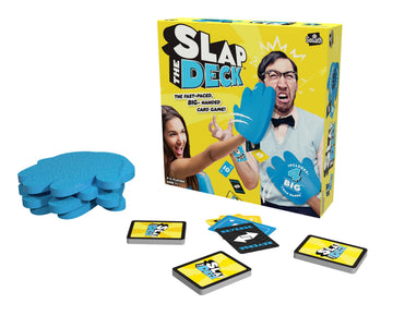 Goliath Slap The Deck Game - Fast-Paced Card Game With Big Foam Hands - Ages 7 And Up, 2-4 Players