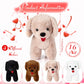 Syhood 16 Pcs Plush Dogs 7.87 Inches Stuffed Dogs Bulk Valentines Party Favor Gift Plush Stuffed Animal For Girls Boys Goodie Bag Birthday(Labrador)