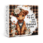 Funny Highland Cow Flower Puzzles for Adults 1000 Pieces, Cute Alpine Cattle Floral Art Jigsaw Puzzles, Impossible Plaid Inspira