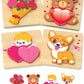 Yetonamr Valentines Wooden Puzzles Gifts For Kids, 4 Pack Toddler Valentines Day Toys For Boys Girls, Valentines Gifts For Kids Classroom, Montessori Toys Valentines Day Party Favors