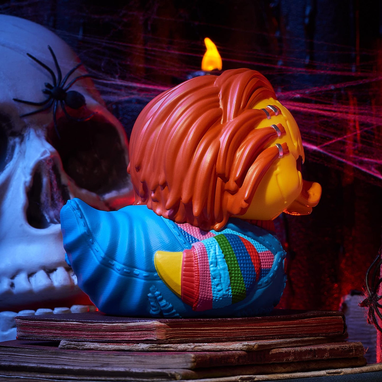 Tubbz Chucky Scarred Collectible Vinyl Rubber Duck Figure – Official Chucky Merchandise – Horror Tv & Movies