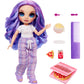 Rainbow High Jr High Pj Party - Violet, Purple 9' Posable Fashion Doll With Soft Onesie, Slippers, Fun Play Accessories, Great Toy Gift For Girls Kids Ages 4-12 Years