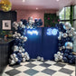 Blue And Silver Balloons Arch Garland Kit, 134Pcs Navy Blue And Silver Balloons With Different Size For Birthday Party Baby Show