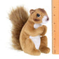 Bearington Collection Copper Plush Squirrel Stuffed Animal, 7 Inch