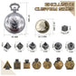 DND Mini Dice Set, Small Metal Polyhedral Dice for Dungeons and Dragons/D&D Gifts, Tiny Mini Role Playing Dice Set with Pocket W
