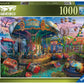 Ravensburger Gloomy Carnival 1000 Piece Jigsaw Puzzle | Softclick Technology | Multicolor | 27 x 20 inches | Premium Quality