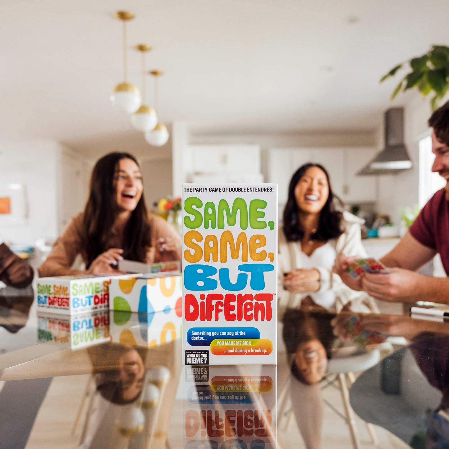 WHAT DO YOU MEME? Same Same But Different - Adult Card Game, Cardstock, Multi Color, Model SAME466WM