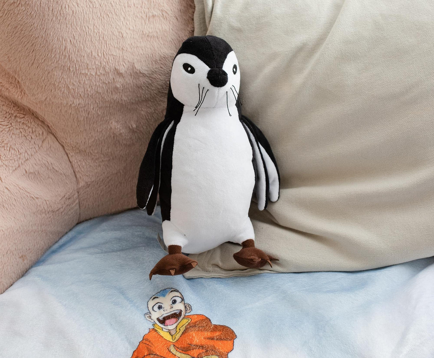 Avatar: The Last Airbender Otter Penguin 13-Inch Character Plush Toy | Cute Plushies And Soft Stuffed Animals, Anime Manga Gifts And Collectibles | Kids Room Decor, Accessories