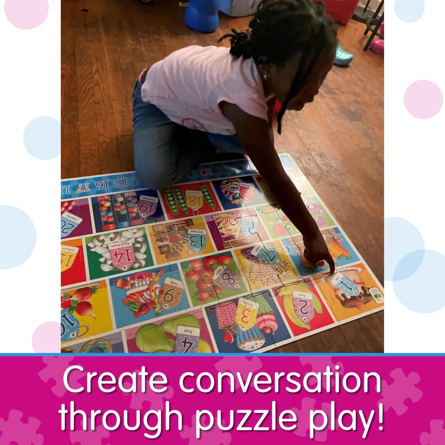 The Learning Journey: Jumbo Floor Puzzles - Numbers - Floor Puzzles For Kids Ages 3-5 - Award Winning Educational Toys