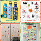 Benresive Reusable Sticker Book For Toddlers 2-4 Years, Fun Travel Stickers For Kids, Waterproof Sticker Books For Toddlers 1-3, Crafts Activities For Todddlers 1-3 2-4 3-5 - Halloween