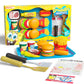 SpongeBob SquarePants Krabby Patty Toy Combo Meal Playset - Child-Size Plastic Fast Food Set with Interactive Burgers and Fries