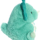 Aurora Round Rolly Pet Teya Triceratops Stuffed Animal - Adorable Companions - On-The-Go Fun - Blue 5 Inches