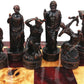 Greek Gods Mythology Set Of Chess Men Pieces Hand Painted - No Board