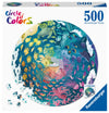 Ravensburger Circle Of Colors: Ocean - 500 Piece Round Jigsaw Puzzle | Engaging Activity For Kids And Adults | Premium Quality | Sustainable Forestry Practices | Fsc Certified