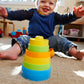 Green Toys My First Stacker - Multi Color, 1 Count, Plastic Building Toy, Model 5520024