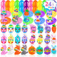 24 Packs Prefilled Easter Eggs,Kids Bulk Easter Eggs Filled With Fidget Toys,Easter Egg Hunt Basket Stuffers,Party Favors,Goodie Bag Fillers,Classroom Gift Exchange For Girls Boys Toddler Teens