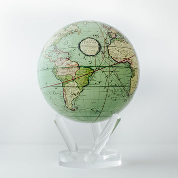 Mova Globe Antique Terrestrial Green 4.5'