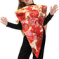 Aobute Boys Pizza Costume 3D Print Unisex Kids Pizza Slice Girls Halloween Funny Food Costume 11-13 Years