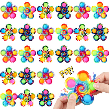 Gigilli 12 Pack Fidget Spinners For Kids, Easter Basket Stuffers Party Favors Sensory Fidget Toys Bulk For Kids 4-8-12, Goodie B