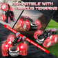 Innofans Remote Control Car for Boys, 360 Rotating 4WD Stunt RC Cars with Cute Cool LED Lights, 2.4GHz Rechargeable Car Toys Bir