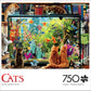 Buffalo Games 750 Piece Jigsaw Puzzle - Kitten Distraction - Large Multicolor Paper Puzzle for Adults - Model 17307