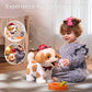 Or Or Tu Walking Barking Toy Dog With Remote Control Leash, Plush Puppy Electronic Interactive Toys For Kids, Wag Tail, Singing, Pretend Dress Up Realistic Stuffed Dog Age 3 4 5 6 Years Old Best Gift