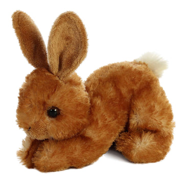 Aurora® Adorable Mini Flopsie™ Bitty Bunny™ Stuffed Animal - Playful Ease - Timeless Companions - Brown 8 Inches