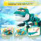 Super Wings Dinosaur Toys Tino - 15'' Green Robot with Spray, Lights & Roar Sounds, Action Figure for Kids 3-5, Model 760437