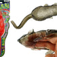 JA-RU Sticky Stretchy Rubber Rat Toys (1 Rat Toy) Squishy Sticky Fidget Toys for Kids. Funny Halloween Pranks, Joke, & Gag Gift.